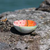 Trinket Dish, Coral, Cora Cummins image