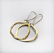 Flo Earrings, Brass, Daki Daki image