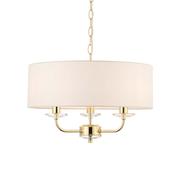 Nixon 3 Pendant Light Brass image