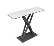 Kenzo White Gloss Ceramic Console Table