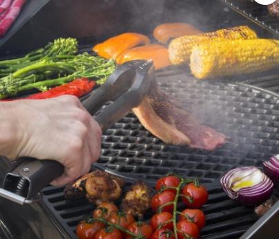 Sahara Searing Grill Insert Black Round BBQ Grill Accessory