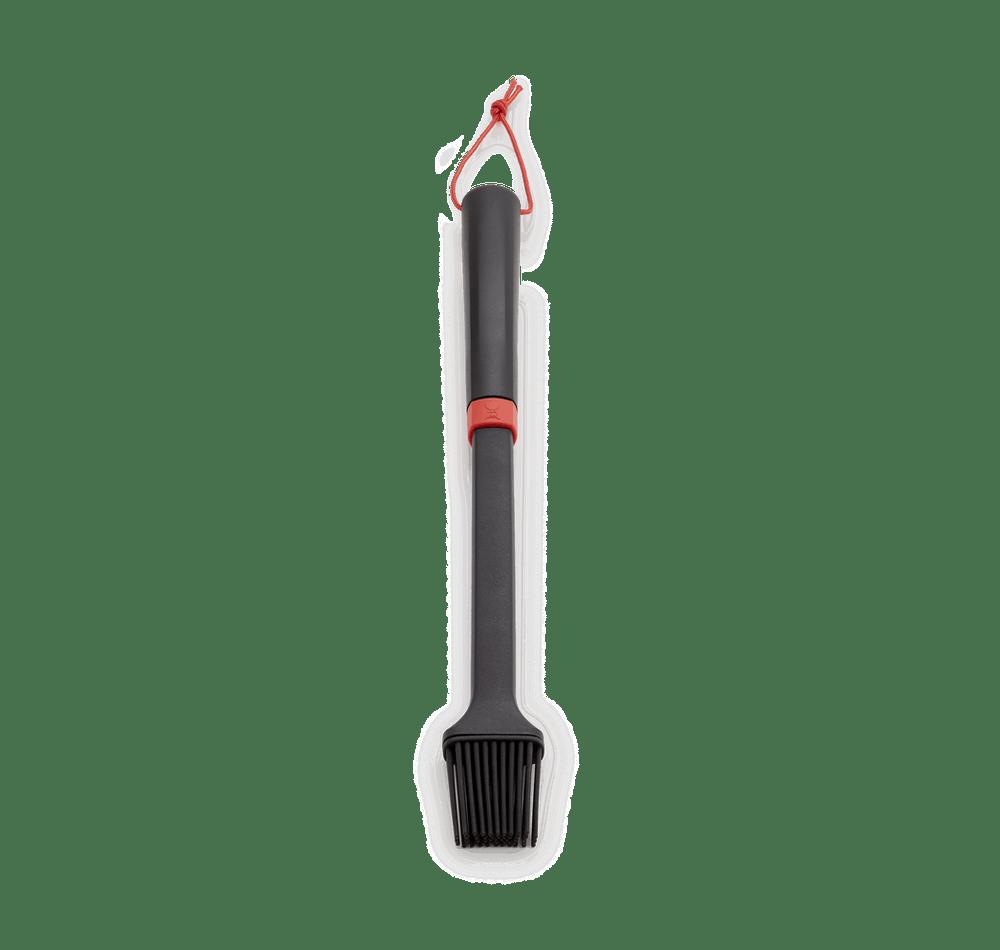 Weber BBQ Basting Brush with Silicone Bristles and Hanging Loop - Dishwasher Safe