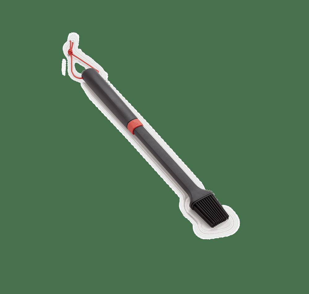 Weber BBQ Basting Brush with Silicone Bristles and Hanging Loop - Dishwasher Safe