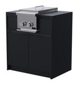 Fairford Side Burner cabinet Black