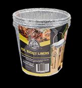 Pit Boss Foil Bucket Liner 6 Pack
