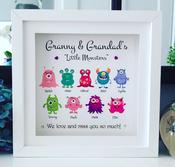 Grandparents Little Monsters Frame