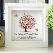 Mother &amp;amp; Grandmother Family Tree Frame