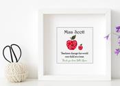 Teacher Apple Frame