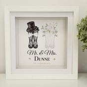 Wedding Wellies Mr &amp;amp; Mrs