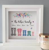 Family Wellies Floral