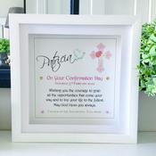 Confirmation Frame for Girl