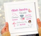 Confirmation Girl Special Dates Frame