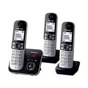 Panasonic KX-TG823EB  C/W Tam &amp;amp; Speakerphone Triple Handset Dect Telephone