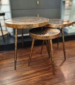 Baroque Bronze Set of 3 Tables