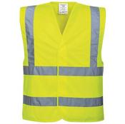 Portwest PW002 Hi-vis two-band-and-brace vest C470 image