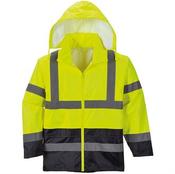 Portwest PW114 Hi-vis two-tone classic contrast rain jacket H443 image
