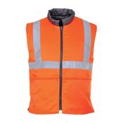 Portwest HI-VIS REVERSIBLE BODYWARMER GO/RT - RT44 image