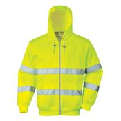 Portwest HI-VIS ZIP FRONT HOODIE - B305