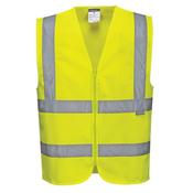Portwest HI-VIS ZIPPED BAND &amp;amp; BRACE VEST - C375