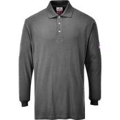 Portwest FLAME RESISTANT ANTI-STATIC LONG SLEEVE POLO SHIRT - FR10 image