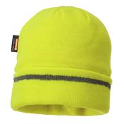 Portwest REFLECTIVE TRIM KNIT HAT INSULATEX LINED - B023 image