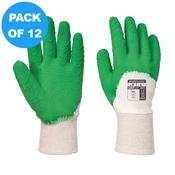 Portwest LATEX OPEN BACK CRINKLE GLOVE - A171 Pack of 12 image
