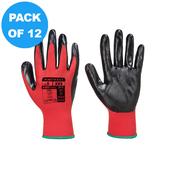 Portwest FLEXO GRIP NITRILE GLOVE (WITH RETAIL BAG) - A319 Pack of 12 image