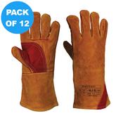Portwest REINFORCED WELDING GAUNTLET - A530 Pack of 12 image