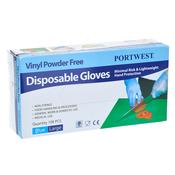 Portwest POWDER FREE VINYL DISPOSABLE GLOVE - A905 image