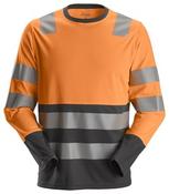 Snickers 2433 AllroundWork, High-Vis LS T-Shirt CL2 image