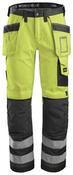 Snickers 3233 High-Vis Holster Pocket Trousers, Class 2 image
