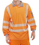 Click ARC FLASH GO/RT POLO SHIRT ORANGE CARC51OR image