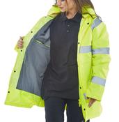 Beeswift FLEECE LINED TRAFFIC JACKET CTJFL image
