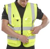 Beeswift EXECUTIVE HI VIZ WAISTCOAT WCENGEXEC image