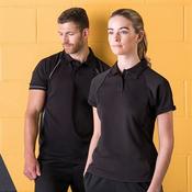 LV371 Women's piped performance polo image