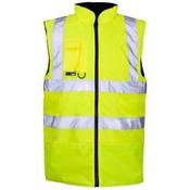 HI-VISIBILITY Reversible Fleece Lined Bodywarmer 36741-7 image