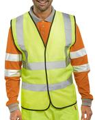 Hi Vis Vests printed with 1 colour logo on back of vest from €3.30 image