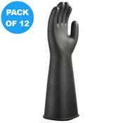 Portwest Heavyweight Latex Rubber Gauntlet A802 - Pack of 12 image