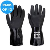 Portwest ESD PVC Chemical Gauntlet A882 - Pack of 12 image