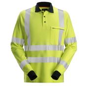 Snickers 2661 ProtecWork, Long Sleeve Polo Shirt, High-Vis Class 3 image