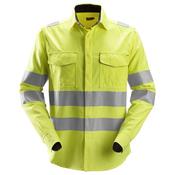 Snickers 8565 ProtecWork, Long Sleeve Welding Shirt, High-Vis Class 3 image