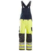 Snickers 6060 ProtecWork, Bib &amp;amp; Brace Trousers, High-Vis Class 2 image