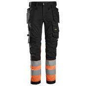 Snickers 6234 High-Vis Class 1, Stretch Trousers Holster Pockets image