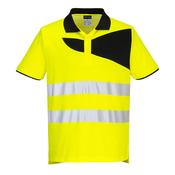 Portwest PW2 Hi-Vis Polo Shirt Short Sleeve PW212 image