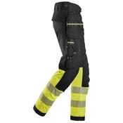 Snickers High-Vis Class 1 Stretch Work Trousers Holster Pockets 6934 image