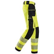 Snickers High-Vis Class 2 Stretch Work Trousers Holster Pockets 6943 image