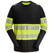 Snickers High-Vis Class 1 Long-Sleeve T-Shirt 2430 image