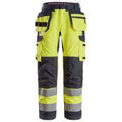 Snickers 6261 ProtecWork, Work Trousers Holster Pockets Equal Leg Pockets, High-Vis Class 2 image