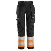 Snickers Hi-Vis Class 1 Women's Stretch Trouser Holster Pockets 6734 image