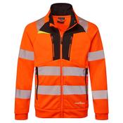 Portwest DX4 Hi-Vis Funnel Neck Zipped Sweatshirt DX477 image